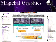 Tablet Screenshot of magickalgraphics.com